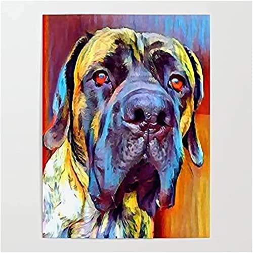 NAEGV Diamant Painting 5D Diamant Malerei Kits Für Erwachsene Und Kinder English Mastiff Animal Full Drill Round Diamond Art 40x40CM NAEGV Diamant Painting 5D Diamant Malerei Kits Für Erwachsene Und Kinder English Mastiff Animal Full Drill Round Diamond Art 40x40CM von NAEGV