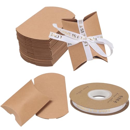 NAHUAA Schutzengel Anhänger Kleine Gastgeschenke mit Organzasäckchen Kraftpapier (15pcs 9x10cm) von NAHUAA
