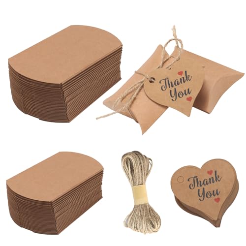NAHUAA Schutzengel Anhänger Kleine Gastgeschenke mit Organzasäckchen Kraftpapier (30pcs Weiss Gold Set) von NAHUAA