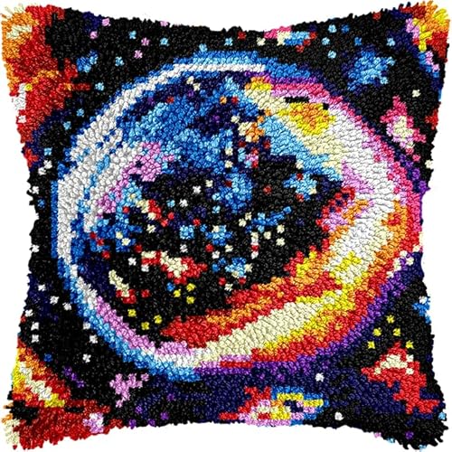 Latch Hook Cushion Kit, Panther Knüpfkissen Set Knotting And Weaving Set Knüpfpackungen Diy Kissen Knüpfset Knüpfen Embroidery Kit Schöner Planet 43X43Cm Latch Hook Cushion Kit, Panther Knüpfkissen Set Knotting And Weaving Set Knüpfpackungen Diy Kissen Knüpfset Knüpfen Embroidery Kit Schöner Planet 43X43Cm von NAHUIGOOD