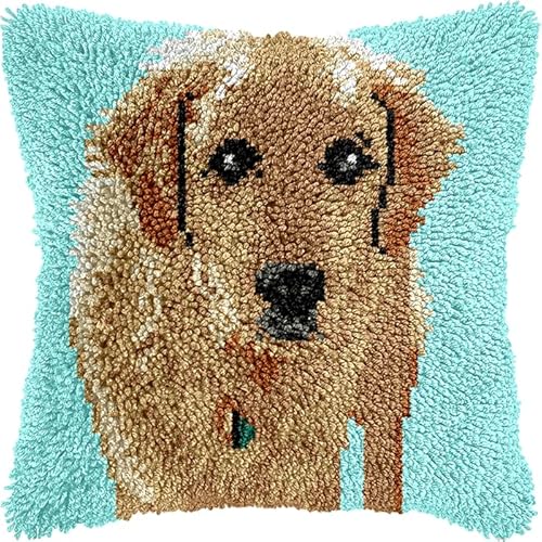 NAHUIGOOD Knüpfkissen Zum Selber Knüpfen Knüpfen Set Knüpfteppiche Set 3D Handgemachte Geschenke Knüpfteppich Für Kinder Und Erwachsene Knüpfset Labrador 43X43Cm NAHUIGOOD Knüpfkissen Zum Selber Knüpfen Knüpfen Set Knüpfteppiche Set 3D Handgemachte Geschenke Knüpfteppich Für Kinder Und Erwachsene Knüpfset Labrador 43X43Cm von NAHUIGOOD