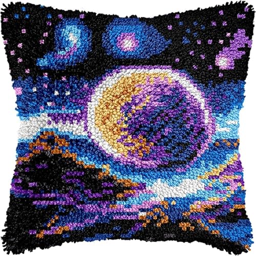 NAHUIGOOD Knüpfkissen Zum Selber Knüpfen Knüpfen Set Knüpfteppiche Set 3D Handgemachte Geschenke Knüpfteppich Für Kinder Und Erwachsene Knüpfset Schöner Sternenhimmel 43X43Cm NAHUIGOOD Knüpfkissen Zum Selber Knüpfen Knüpfen Set Knüpfteppiche Set 3D Handgemachte Geschenke Knüpfteppich Für Kinder Und Erwachsene Knüpfset Schöner Sternenhimmel 43X43Cm von NAHUIGOOD