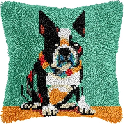 NAHUIGOOD Knüpfkissen Zum Selber Knüpfen Knüpfen Set Knüpfteppiche Set 3D Handgemachte Geschenke Knüpfteppich Für Kinder Und Erwachsene Knüpfset Tier Hund 43X43Cm NAHUIGOOD Knüpfkissen Zum Selber Knüpfen Knüpfen Set Knüpfteppiche Set 3D Handgemachte Geschenke Knüpfteppich Für Kinder Und Erwachsene Knüpfset Tier Hund 43X43Cm von NAHUIGOOD