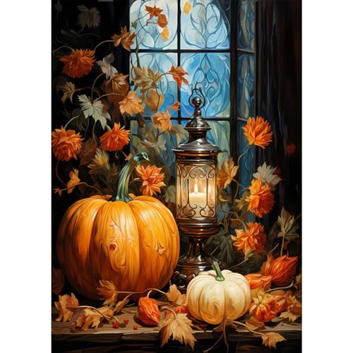NAIMOER Diamond Painting Kürbis Erwachsene Kinder, 5D Diamant Painting Bilder Herbst Diamant Kunst DIY Diamant Malerei Thanksgiving Geschenk für Home Wand Décor 30x40cm NAIMOER Diamond Painting Kürbis Erwachsene Kinder, 5D Diamant Painting Bilder Herbst Diamant Kunst DIY Diamant Malerei Thanksgiving Geschenk für Home Wand Décor 30x40cm von NAIMOER