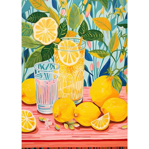 NAIMOER Diamond Painting Zitrone Erwachsene Kinder, 5D Diamant Painting Bilder Obst Diamant Kunst DIY Diamant Malerei für Home Wand Décor 30x40cm NAIMOER Diamond Painting Zitrone Erwachsene Kinder, 5D Diamant Painting Bilder Obst Diamant Kunst DIY Diamant Malerei für Home Wand Décor 30x40cm von NAIMOER