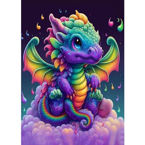 NAIMOER Drachen Diamond Painting Fliegender Drache Diamant Painting Bilder, Diamond Painting Erwachsene Tiere Diamond Painting Bilder Cross Stickerei Set 5D Diamant Malerei für Home Décor 30x40cm NAIMOER Drachen Diamond Painting Fliegender Drache Diamant Painting Bilder, Diamond Painting Erwachsene Tiere Diamond Painting Bilder Cross Stickerei Set 5D Diamant Malerei für Home Décor 30x40cm von NAIMOER