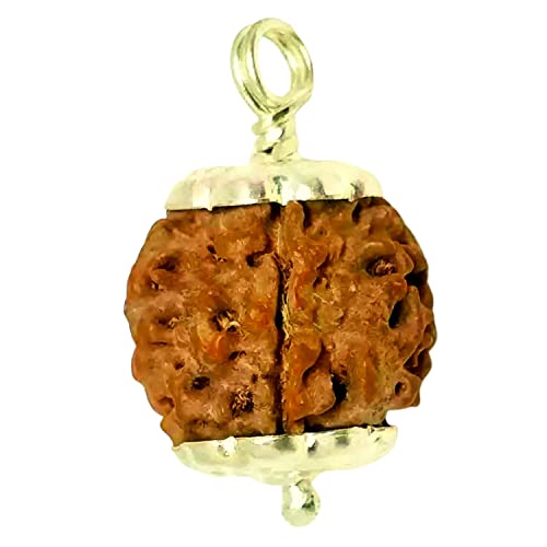 Naisha 6 Mukhi Himalaya Nepali Rudraksha | Sechsseitige Rudraksha | Rudraksha Perlen mit Anhänger | Zertifiziert (spirituelles und heilendes Produkt) von NAISHA