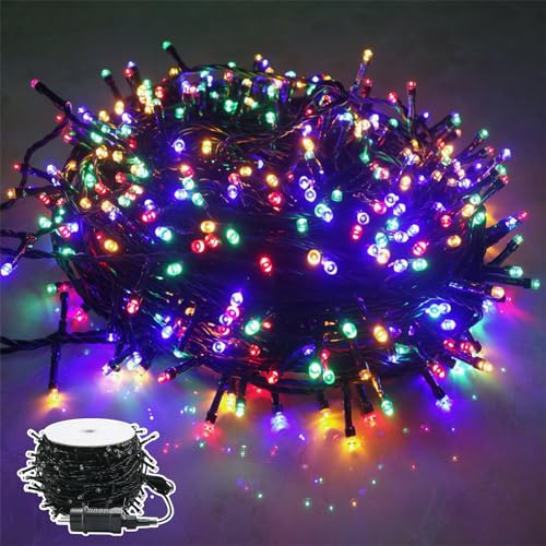 NAIZY Led Lichterkette, 80m 800 LED Lichter Mit IP44 Wasserdicht und 8 Modi für Innen, Außen, Weihnachten, Party, Hochzeit, DIY - Mehrfarbig NAIZY Led Lichterkette, 80m 800 LED Lichter Mit IP44 Wasserdicht und 8 Modi für Innen, Außen, Weihnachten, Party, Hochzeit, DIY - Mehrfarbig von NAIZY