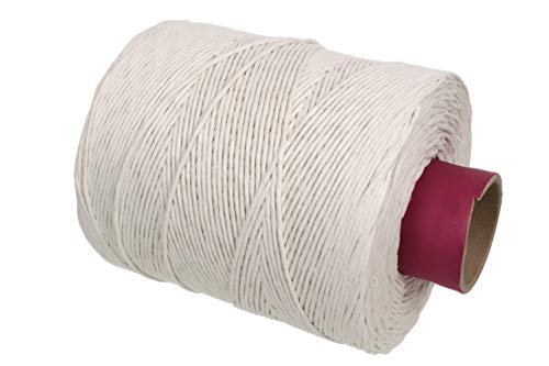 Makramee-Schnur DIY Naturgarn Baumwolle natürliche Farbe Makramee-Seil Baumwollschnur Baumwollgarn Schnur Schnur Schnur für DIY Wandpflanze Kleiderbügel Handwerk (Natürliche, 3 mm - 1000 m) von NAJDER