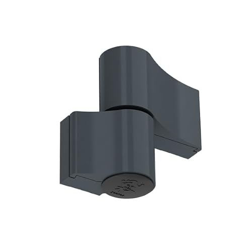 NAJDER Aluminium-Türscharnier - Jocker Typ - Aufschraubband - Doppelscharnier - Scharnier - für Türen - 1 Stück - Montageabstand 67mm - Anthrazit RAL 7016 von NAJDER