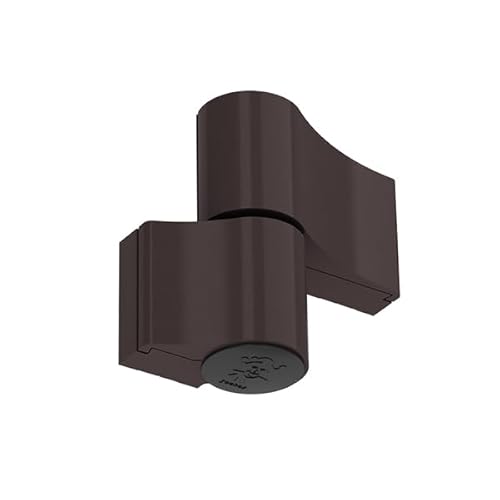 NAJDER Aluminium-Türscharnier - Jocker Typ - Aufschraubband - Doppelscharnier - Scharnier - für Türen - 1 Stück -Montageabstand 67mm - Bronze RAL 8019 von NAJDER
