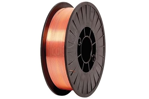 NAJDER Verkupferter Schweißdraht ER70S-6 0,8 mm, 5 kg. Zum Schweißen im MIG/MAG-Verfahren, zum Schweißen von unlegiertem Baustahl. Korrosionsbeständiger Draht von NAJDER