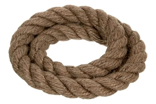 Najder - Juteseil - Naturfasern - gedreht Tauwerk - Hanf Jute Tau Seil - Seil für Barrieren und Geländer - Durchmesser 10 mm, 1 Meter von NAJDER