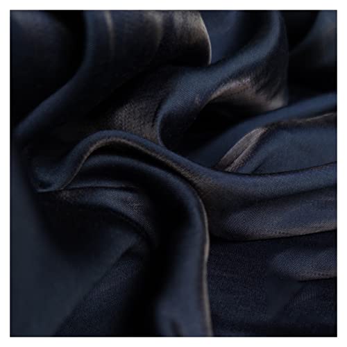 NAKAN Bunt 150 cm Breit Seide Stoff Meterware Für Kleid Rock Abendkleid Pyjama Kleider BettwäSche Dekorationen Meterware Verkauft(Color:Tibetisches Cyan) von NAKAN