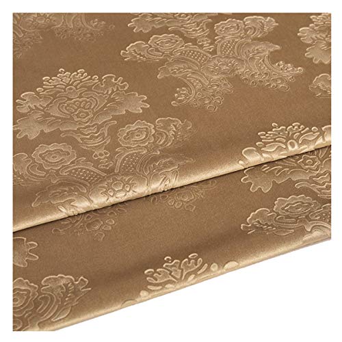 NAKAN Geprägter Samtstoff Möbelstoff Meterware 140cm Breit Im Vintage-Stil für Polster, Heimdekoration, Näharbeiten, Sofa-Stuhlbezug, Vorhang(Color:Gold)… von NAKAN