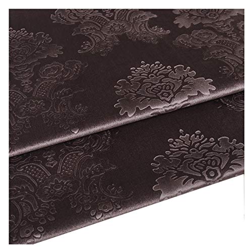 NAKAN Geprägter Samtstoff Möbelstoff Meterware 140cm Breit Im Vintage-Stil für Polster, Heimdekoration, Näharbeiten, Sofa-Stuhlbezug, Vorhang(Color:Kaffee)… von NAKAN