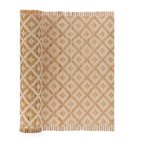 Natürliches Rattan-Gurtband, gewebt, Netz-Rolle für Heimwerker, Möbel, Dekorprojekte: Stuhl, Schrank, Decke und Tür, 41,9 cm x 9,5 m (+) von NAMAII