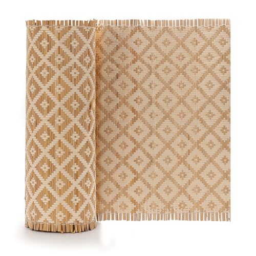 Natürliches Rattan-Gurtband, gewebt, offenes Netz, Rolle für Heimwerker, Möbel, Dekorprojekte: Stuhl, Schrank, Decke und Tür, 302,3 x 40,6 cm, 40,6 cm x 2,8 m Natürliches Rattan-Gurtband, gewebt, offenes Netz, Rolle für Heimwerker, Möbel, Dekorprojekte: Stuhl, Schrank, Decke und Tür, 302,3 x 40,6 cm, 40,6 cm x 2,8 m von NAMAII