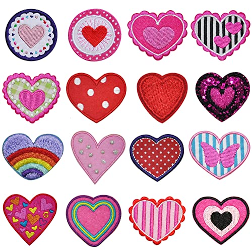 Bügelflicken Herzen 16 Sticker Aufbügeln Kinder für Kleidung Taschen Rucksäcke zum Aufbügeln Oder Aufnähen zum Reparieren von Kinderhosen für DIY Kleidung Taschen Mädchen Jungen Bügelflicken Herzen 16 Sticker Aufbügeln Kinder für Kleidung Taschen Rucksäcke zum Aufbügeln Oder Aufnähen zum Reparieren von Kinderhosen für DIY Kleidung Taschen Mädchen Jungen von NAMIS
