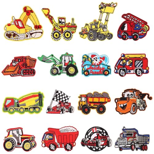 Bügelflicken Baufahrzeug, 10 Stück Bügelflicken für Kinder, Patches zum Aufbügeln,Baufahrzeug Patch Kit, Bügelbilder für Textilien,für Jacken T-Shirt Jeans Tascheng DIY-Zubehör Bügelflicken Baufahrzeug, 10 Stück Bügelflicken für Kinder, Patches zum Aufbügeln,Baufahrzeug Patch Kit, Bügelbilder für Textilien,für Jacken T-Shirt Jeans Tascheng DIY-Zubehör von NAMIX