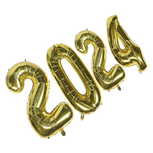NAMOARLY 1 Satz 2024 2024 Aluminiumfolienballon Mini-LED-Leuchten Ballonaufblasvorrichtung Ballonbogen-Kit multi hochzeitsdeko hochzeitdeko Ballon mit großer Zahl Ballonnummern 2024 Golden NAMOARLY 1 Satz 2024 2024 Aluminiumfolienballon Mini-LED-Leuchten Ballonaufblasvorrichtung Ballonbogen-Kit multi hochzeitsdeko hochzeitdeko Ballon mit großer Zahl Ballonnummern 2024 Golden von NAMOARLY