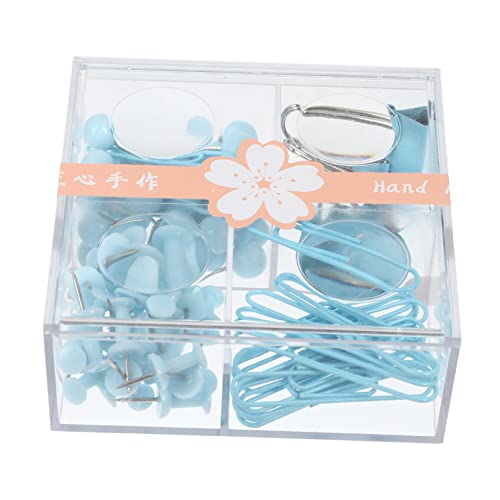 NAMOARLY 1 Satz Büroklammer-set Papierclips Büroklammern Dokumentieren Stift Mini-ordner Süße Büroklammern Goldene Büroklammern Beschichtete Büroklammern Lesezeichen Blue Abs NAMOARLY 1 Satz Büroklammer-set Papierclips Büroklammern Dokumentieren Stift Mini-ordner Süße Büroklammern Goldene Büroklammern Beschichtete Büroklammern Lesezeichen Blue Abs von NAMOARLY