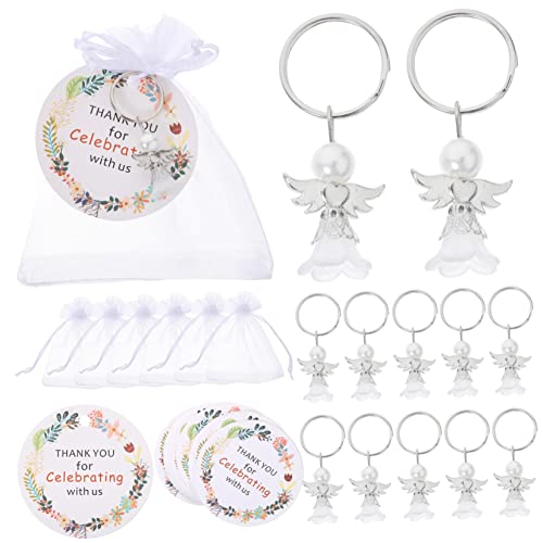NAMOARLY 1 Satz Engel Schlüsselanhänger Danke Tags Für Gefälligkeiten Babyparty-gastgeschenke Für Jungen Gastgeschenke Für Die Brautparty Taufgeschenke Für Gäste Silver Beschichtetes Papier NAMOARLY 1 Satz Engel Schlüsselanhänger Danke Tags Für Gefälligkeiten Babyparty-gastgeschenke Für Jungen Gastgeschenke Für Die Brautparty Taufgeschenke Für Gäste Silver Beschichtetes Papier von NAMOARLY