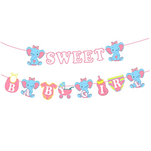 NAMOARLY Schickes Elefanten-latex-ballon-set Dekorative Elefanten-gepunktete Luftballons Banner Für Babyparty Hochzeit von NAMOARLY
