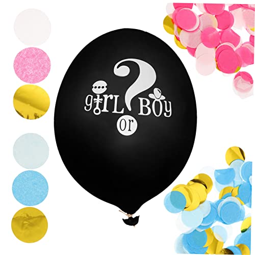 NAMOARLY 1 Satz Luftballons Partydekoration enthüllen Ballon-Geschlechtsoffenbarung Ornament Ballon zum Aufdecken des Geschlechts Dekorationen für die Babyparty Mädchen von NAMOARLY