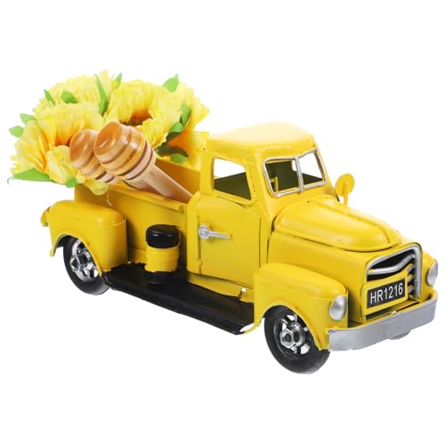 NAMOARLY 1 Satz Mini-Bauernhof- -LKW in Honiggelb Tischdekoration mit Bienenmotiv Bienendekor Schreibtisch Dekoration Party Decoration Bienenfest-Wohndekoration Tablettdekor NAMOARLY 1 Satz Mini-Bauernhof- -LKW in Honiggelb Tischdekoration mit Bienenmotiv Bienendekor Schreibtisch Dekoration Party Decoration Bienenfest-Wohndekoration Tablettdekor von NAMOARLY