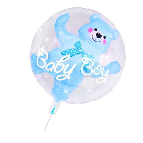 NAMOARLY 1 Stk. transparente Kugel Luftballons Weihnachten Luftballons groß party kinderparty Cute balloon weihnachtsdeko Ballon für die Party Bobo-Ballon Aluminiumfolie Blue von NAMOARLY