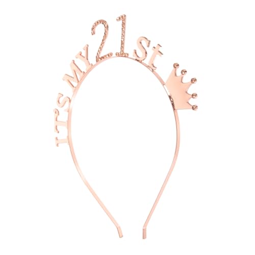 NAMOARLY 1 Stück Geburtstag Stirnband Haarschmuck Kopfbänder Stirnband Goldene Haaraccessoires Geburtstag Kopfbedeckung Party-haarreifen Legierung NAMOARLY 1 Stück Geburtstag Stirnband Haarschmuck Kopfbänder Stirnband Goldene Haaraccessoires Geburtstag Kopfbedeckung Party-haarreifen Legierung von NAMOARLY