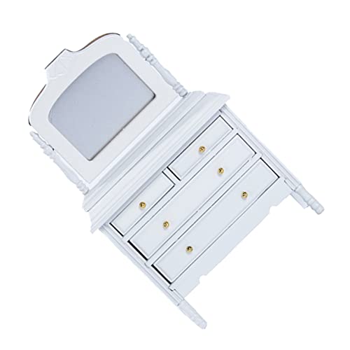NAMOARLY 1 Stück Kommode für kinderspielzeug spielzeuge Miniature House Decor schminktisch bastelset basteln Mini-Foto-Requisite Miniatur-Kleiderschrank hölzern Weiß NAMOARLY 1 Stück Kommode für kinderspielzeug spielzeuge Miniature House Decor schminktisch bastelset basteln Mini-Foto-Requisite Miniatur-Kleiderschrank hölzern Weiß von NAMOARLY