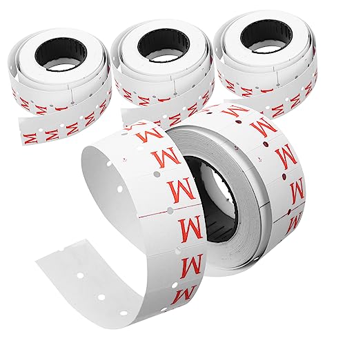 NAMOARLY 10 Rollen Preisschildpapier Kleidungsetikett Tag-aufkleber Klein Speichern Kleidungsanhänger Und -etiketten Namensschilder Für Kleidung Größe Etiketten Für Etiketten Aufkleber von NAMOARLY