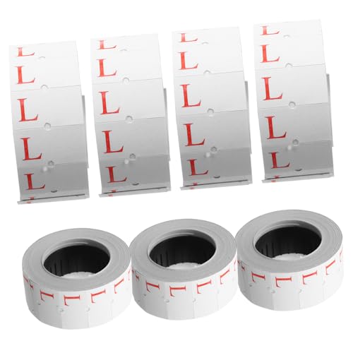 NAMOARLY 10 Rollen Preisschildpapier entfernbare Etiketten Kleidungsetikett Klebstoff Kleidergrößen-Aufkleber Größenetiketten für Kleidung Kleidungsanhänger und -etiketten Größe Aufkleber NAMOARLY 10 Rollen Preisschildpapier entfernbare Etiketten Kleidungsetikett Klebstoff Kleidergrößen-Aufkleber Größenetiketten für Kleidung Kleidungsanhänger und -etiketten Größe Aufkleber von NAMOARLY