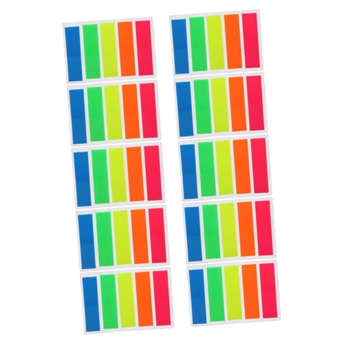 NAMOARLY 10 Sätze Selbstklebende Haftnotizen in Fluoreszierenden Farben Leicht Ablösbar Glatte Schreiboberfläche zum Organisieren Markieren und Indexieren von Dokumenten und Büchern im NAMOARLY 10 Sätze Selbstklebende Haftnotizen in Fluoreszierenden Farben Leicht Ablösbar Glatte Schreiboberfläche zum Organisieren Markieren und Indexieren von Dokumenten und Büchern im von NAMOARLY