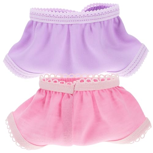 NAMOARLY 10 Stück Puppen-Spitzenhöschen Babypuppe Mädchen Zubehör puppenkleidung Puppen Kleidung Puppenunterwäsche für Puppenbastler -Rollenhöschen Spielzeugpuppen-Unterhose Stoff von NAMOARLY