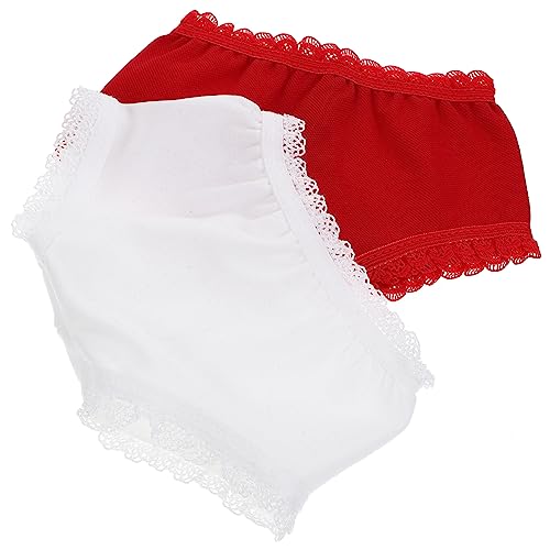 NAMOARLY 10 Stück Puppen-Spitzenhöschen puppenkleidung Puppen Kleidung Puppenmode Puppensachen Zubehör für Babypuppen Höschen für Puppen Puppe Unterhose Polyester von NAMOARLY