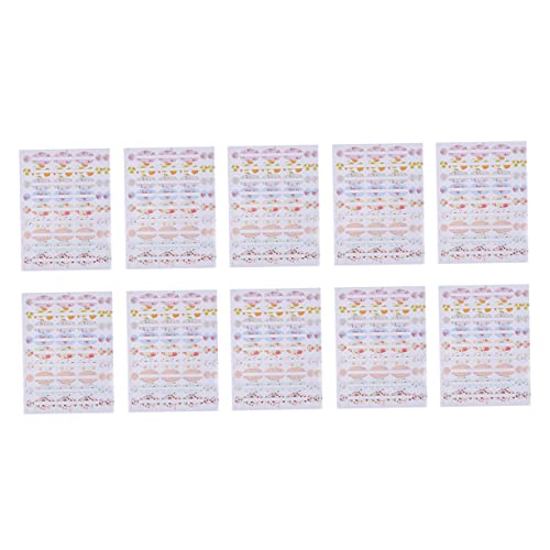 NAMOARLY 10 Stück Selbstklebende Kosmetische Flaschenetiketten Wetterfeste DIY Aufkleber für Ätherische Ölflaschen Beschriftbar Langlebig und Vielseitig für Kunststoffbehälter von NAMOARLY