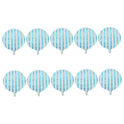 NAMOARLY 10 Stück runder gestreifter Ballon luftballons hochzeitsdeko wedding decor balloon Geburtstagsfeier Folienballon Fiesta szene ballons Partyballons Aluminiumfolie Sky-blue NAMOARLY 10 Stück runder gestreifter Ballon luftballons hochzeitsdeko wedding decor balloon Geburtstagsfeier Folienballon Fiesta szene ballons Partyballons Aluminiumfolie Sky-blue von NAMOARLY