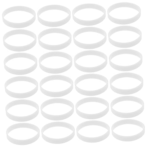 NAMOARLY 100 Stück Leuchtendes Silikonarmband leuchtgeschenk sammlerstücke Leuchtstäbchen Partyzubehör in großen Mengen LED leuchten armbänder hochzeitsgeschenk Ringe Kinderparty-Armband von NAMOARLY