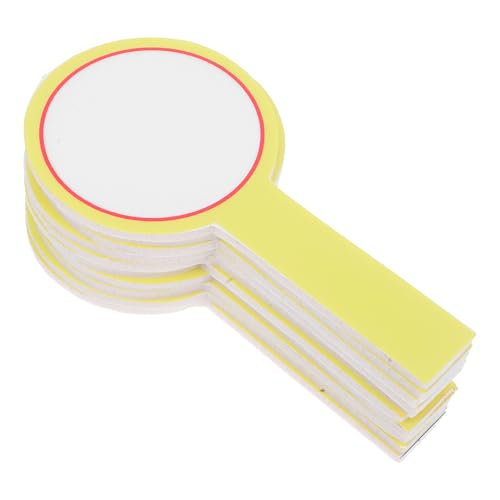 NAMOARLY 10St spieltafel Telefonkabine Puppenhaus tragbares Whiteboard Aufkleber Radiergummi Whiteboard Digitale Dekoration Auktionspaddel Wahlpaddel Auktions-Gebotspaddel Plastik Yellow NAMOARLY 10St spieltafel Telefonkabine Puppenhaus tragbares Whiteboard Aufkleber Radiergummi Whiteboard Digitale Dekoration Auktionspaddel Wahlpaddel Auktions-Gebotspaddel Plastik Yellow von NAMOARLY