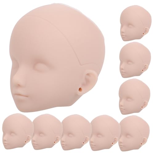 NAMOARLY 10Stücke Schmink Puppenköpfe für Make Up Übungen Realistische Kunststoff Modelle mit Glatter Oberfläche für DIY Projekte und Kosmetik Training Puppen DIY Kopf Accessoire NAMOARLY 10Stücke Schmink Puppenköpfe für Make Up Übungen Realistische Kunststoff Modelle mit Glatter Oberfläche für DIY Projekte und Kosmetik Training Puppen DIY Kopf Accessoire von NAMOARLY