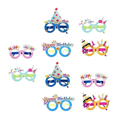 NAMOARLY 10st Geburtstagsbrille Glühen Favorisieren Fee Brille Partydekorationen Geburtstagsgeschenke Für Lustige Brille Diy Kit Für Gläser Kinderbrille Plastik NAMOARLY 10st Geburtstagsbrille Glühen Favorisieren Fee Brille Partydekorationen Geburtstagsgeschenke Für Lustige Brille Diy Kit Für Gläser Kinderbrille Plastik von NAMOARLY