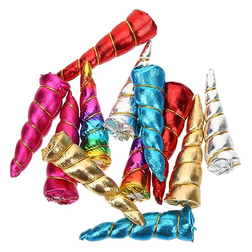 NAMOARLY Stoffmaterial 12 Stück Hörner Für Haarschleifen Für Jungen Und Mädchen Glitzernd NAMOARLY Stoffmaterial 12 Stück Hörner Für Haarschleifen Für Jungen Und Mädchen Glitzernd von NAMOARLY
