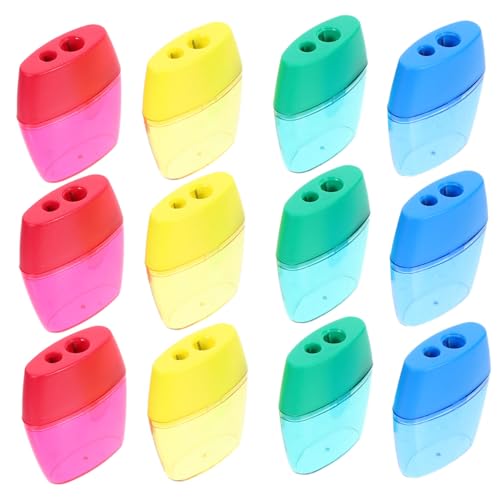 NAMOARLY 12 Stück Manuelle Bleistiftspitzer Miniatur-bleistiftspitzer Aus Kunststoff Hand-bleistiftspitzer Kleine Tragbare Farbige Manuelle Bleistiftspitzer NAMOARLY 12 Stück Manuelle Bleistiftspitzer Miniatur-bleistiftspitzer Aus Kunststoff Hand-bleistiftspitzer Kleine Tragbare Farbige Manuelle Bleistiftspitzer von NAMOARLY