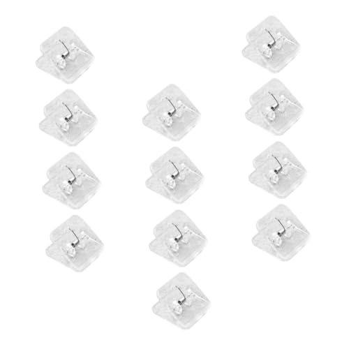 NAMOARLY 12 Stück Transparente Clips Dokumenten Sortierclips für Schule Büro Notizen und Rechnungen Praktische Büroklammern für Ordnung und Organisation von NAMOARLY