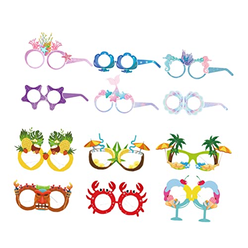 NAMOARLY 12 Stück meerjungfrau brille party zubehör partyzubehör sonnenrbille party glasses brillen sonnenbrillen Partybrille aus Papier Cosplay-Brille Fotokabine Requisiten NAMOARLY 12 Stück meerjungfrau brille party zubehör partyzubehör sonnenrbille party glasses brillen sonnenbrillen Partybrille aus Papier Cosplay-Brille Fotokabine Requisiten von NAMOARLY