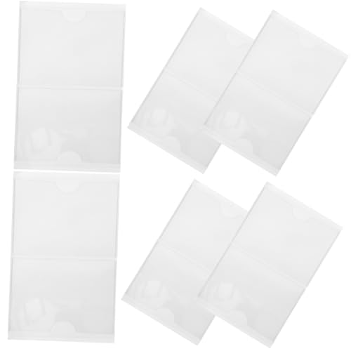 NAMOARLY 12Er-Box Tasche Verpackung Material Kartenhülle klebrig Inhaber für card sleeves karten sleeves Etikett Kartenhalter zum Organisieren Kartenhalter aus Material PVC Transparent NAMOARLY 12Er-Box Tasche Verpackung Material Kartenhülle klebrig Inhaber für card sleeves karten sleeves Etikett Kartenhalter zum Organisieren Kartenhalter aus Material PVC Transparent von NAMOARLY