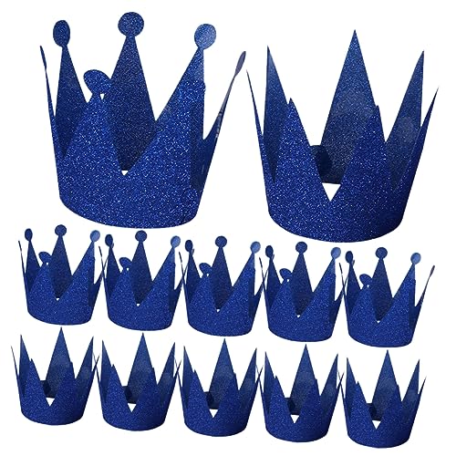 NAMOARLY 12St Kronenhut Muffinförmchen aus Pergamentpapier Geburtstagsdekorationen igelkostümkinder geburtstagskrone -Dusche-Foto-Requisite Geburtstagskronen für Blue NAMOARLY 12St Kronenhut Muffinförmchen aus Pergamentpapier Geburtstagsdekorationen igelkostümkinder geburtstagskrone -Dusche-Foto-Requisite Geburtstagskronen für Blue von NAMOARLY